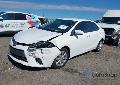 2015 Toyota Corolla Le из США, поврежденный, VIN 2T1BURHE1FC464558